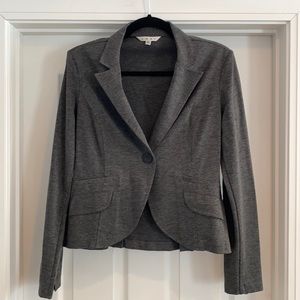 Gray Cabi cotton one button jacket